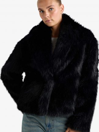 پالتو زنانه مشکی دفکتو تصویر ۱