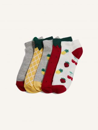 جوراب دخترانه چند رنگ دفکتو تصویر ۱