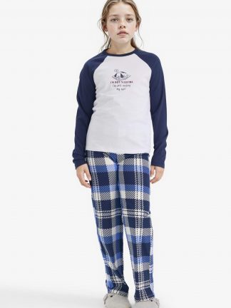 لباس راحتی دخترانه سفید دفکتو تصویر ۱