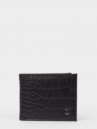 کیف پول و کارت مردانه مشکی دفکتو تصویر ۱