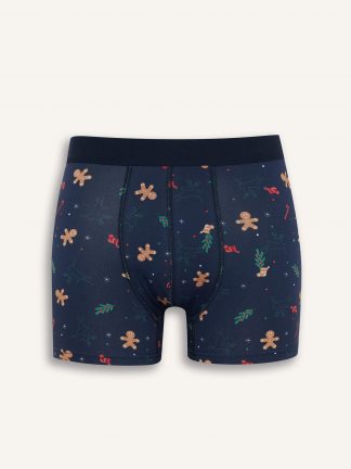 شورت مردانه سرمه ای دفکتو تصویر ۱