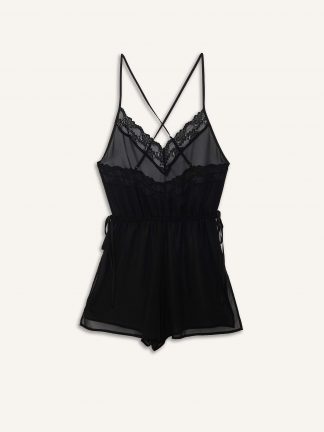 لباس خواب زنانه مشکی دفکتو تصویر ۱