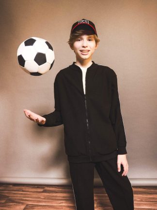 کت پسرانه مشکی دفکتو تصویر ۱