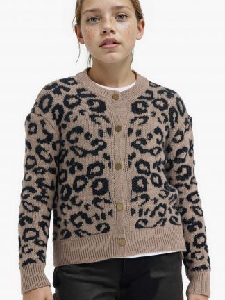 ژاکت دخترانه بژ دفکتو تصویر ۱