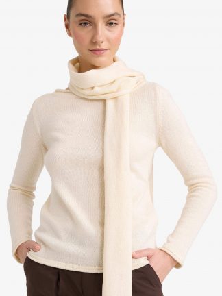 پلیور زنانه بژ دفکتو تصویر ۱