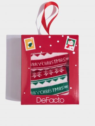 جوراب دخترانه قرمز دفکتو تصویر ۱