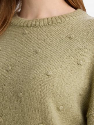 پلیور زنانه خاکی روشن دفکتو تصویر ۱