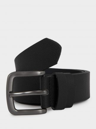 کمربند مردانه مشکی دفکتو تصویر ۱