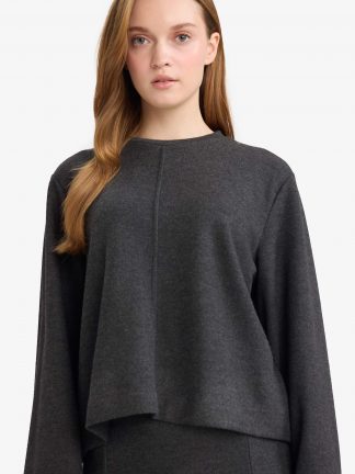 پلیور زنانه ذغالی تیره (فرعی) (مادر:ذغالی) دفکتو تصویر ۱