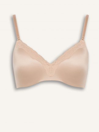 سوتین زنانه بژ دفکتو تصویر ۱