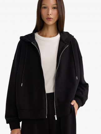 ژاکت زنانه مشکی دفکتو تصویر ۱