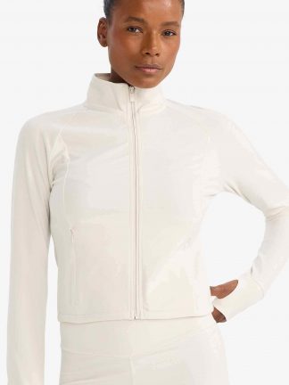 سویشرت زنانه بژ دفکتو تصویر ۱