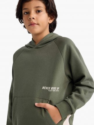 هودی پسرانه خاکی دفکتو تصویر ۱