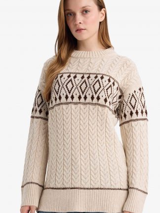 تونیک زنانه بژ دفکتو تصویر ۱