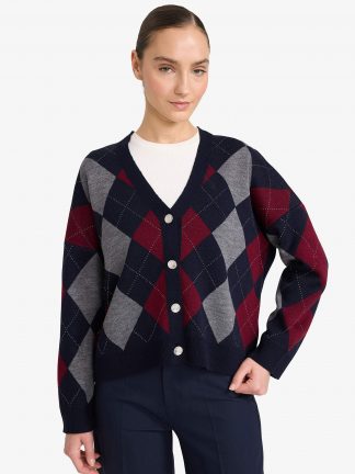 ژاکت زنانه سرمه ای دفکتو تصویر ۱