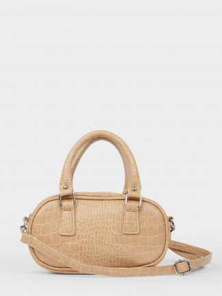 کیف دستی زنانه بژ دفکتو تصویر ۱