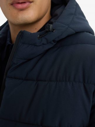 کاپشن مردانه سرمه ای دفکتو تصویر ۱