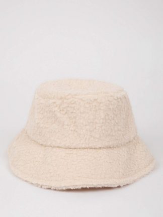 کلاه زنانه بژ دفکتو تصویر ۱