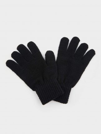 دستکش زنانه مشکی دفکتو تصویر ۱