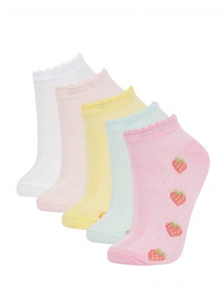 جوراب دخترانه چند رنگ دفکتو تصویر ۱