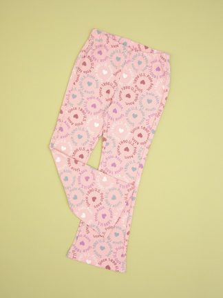 لگینگ دخترانه صورتی پودری یو اس پولو