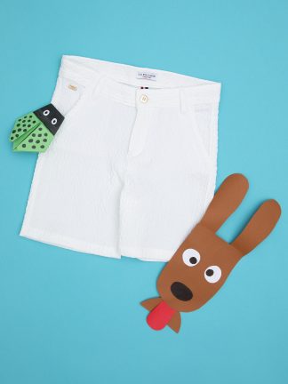 شلوارک دخترانه سفید یو اس پولو