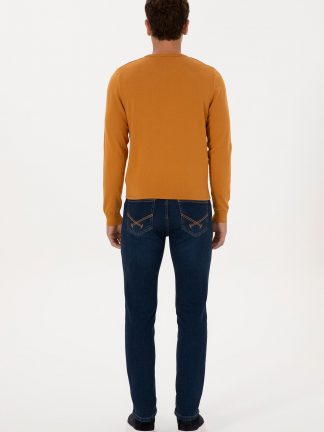 شلوار جین اسلیم فیت مردانه سبز یو اس پولو