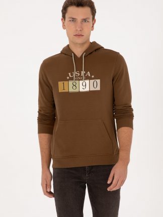 هودی مردانه خاکی روشن یو اس پولو