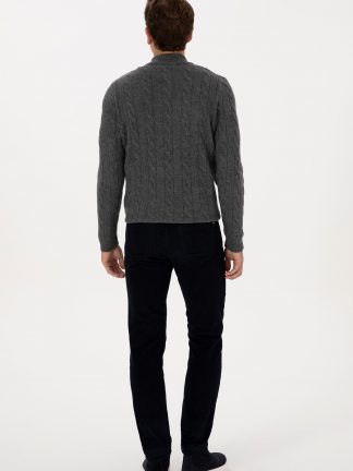 شلوار کتان مردانه سرمه ای یو اس پولو