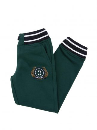 شلوار راحتی پسرانه سبز تیره یو اس پولو