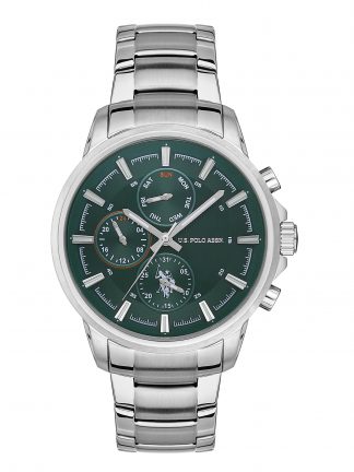 ساعت مچی مردانه خاکستری یو اس پولو