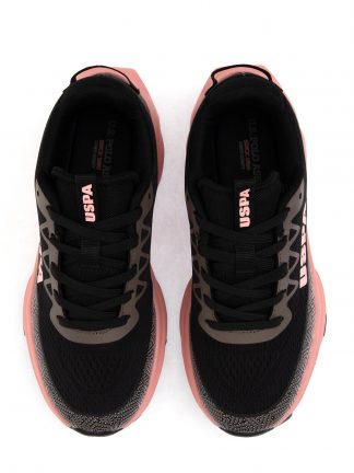 کفش اسپرت زنانه مشکی یو اس پولو