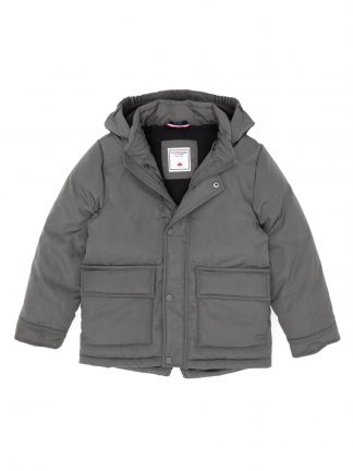 کاپشن پسرانه خاکستری یو اس پولو