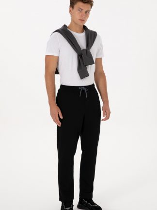 شلوار راحتی مردانه مشکی یو اس پولو