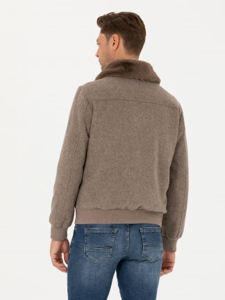 کاپشن مردانه بژ پیرکاردین