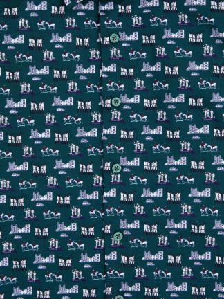 پیراهن پسرانه سبز تیره یو اس پولو