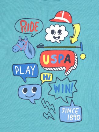 سویشرت پسرانه نعنایی تیره یو اس پولو