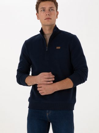 سویشرت مردانه سرمه ای یو اس پولو