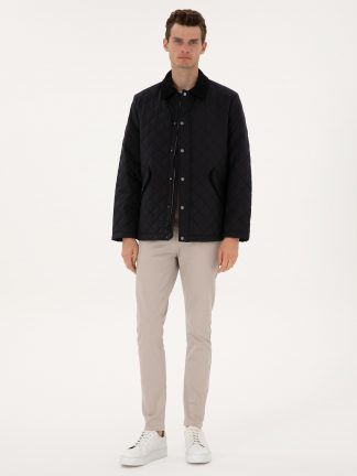 کاپشن مردانه سرمه ای پیرکاردین