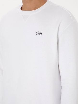 سویشرت مردانه سفید یو اس پولو