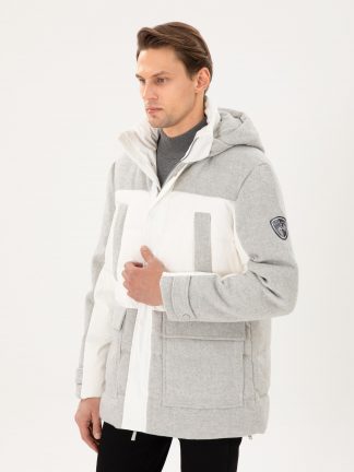 کاپشن مردانه خاکستری پیرکاردین