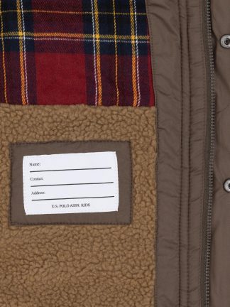 کاپشن پسرانه خاکی روشن یو اس پولو