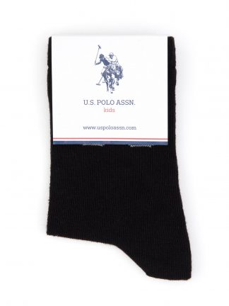 جوراب پسرانه مشکی یو اس پولو