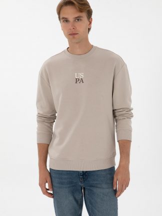 سویشرت مردانه طوسی یو اس پولو