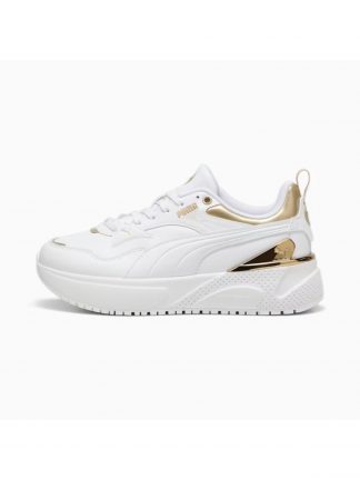 کفش اسپرت زنانه سفید مدل R78 Disrupt Metallic Dream پوما تصویر ۱