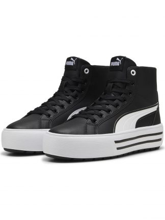 کفش کتانی ساق بلند زنانه مشکی مدل Kaia پوما تصویر ۱