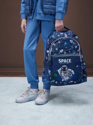 کیف و کوله پشتی پسرانه سرمه ای دفکتو تصویر ۱