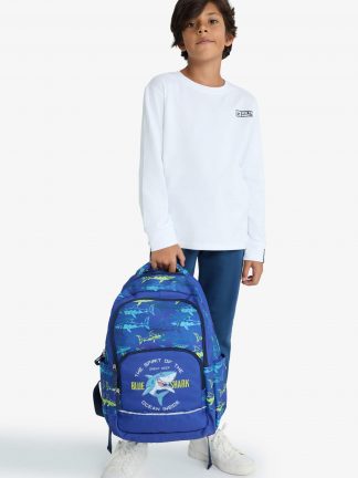 کوله پشتی پسرانه سرمه ای دفکتو تصویر ۱