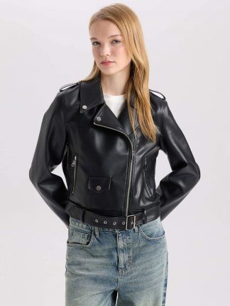 کت زنانه مشکی دفکتو تصویر ۱