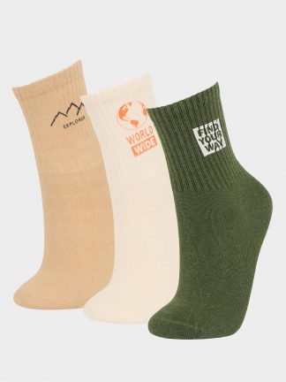 جوراب پسرانه چند رنگ دفکتو تصویر ۱